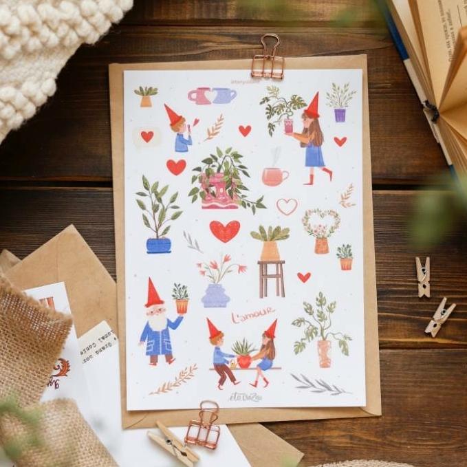 Это важно. Стикерпак А5 "Amour"