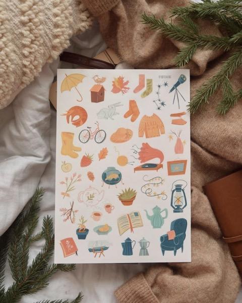 Это важно. Стикерпак А4 "Уют"