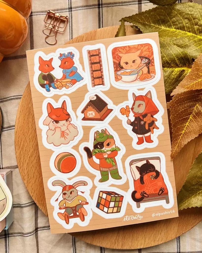 Это важно. Стикерпак А6 "Малыши-зверята"