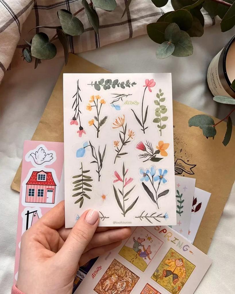 Это важно. Стикерпак А6 "Полевые цветочки"