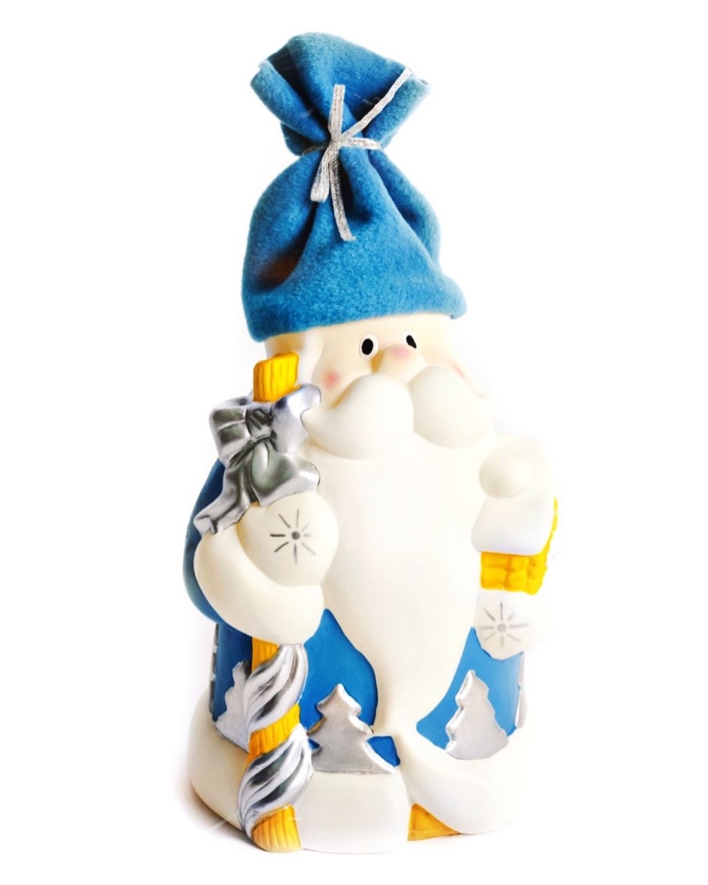 Игрушка голубая "Дед Мороз"