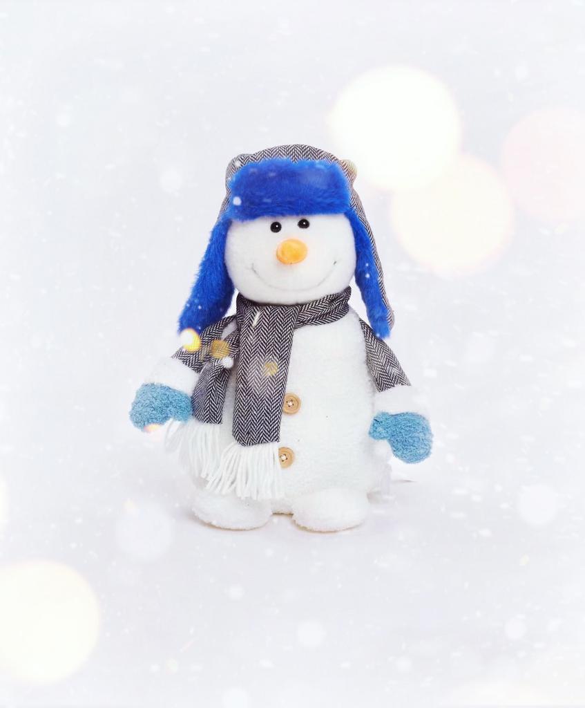 Снеговик в шапке