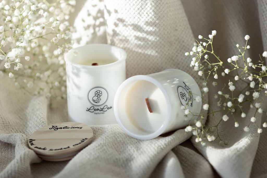 Свеча ароматическая  "Peach Garden", 140 мл