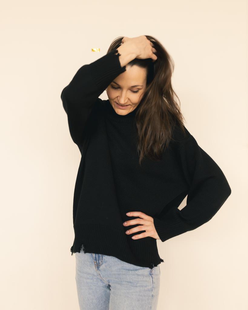 Свитер женский в цвете BLACK