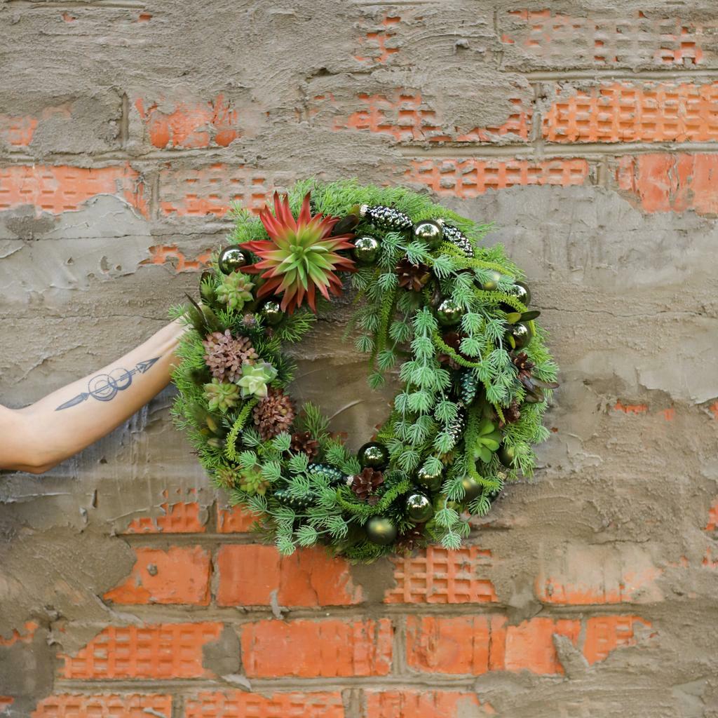 Новогодний венок №18
