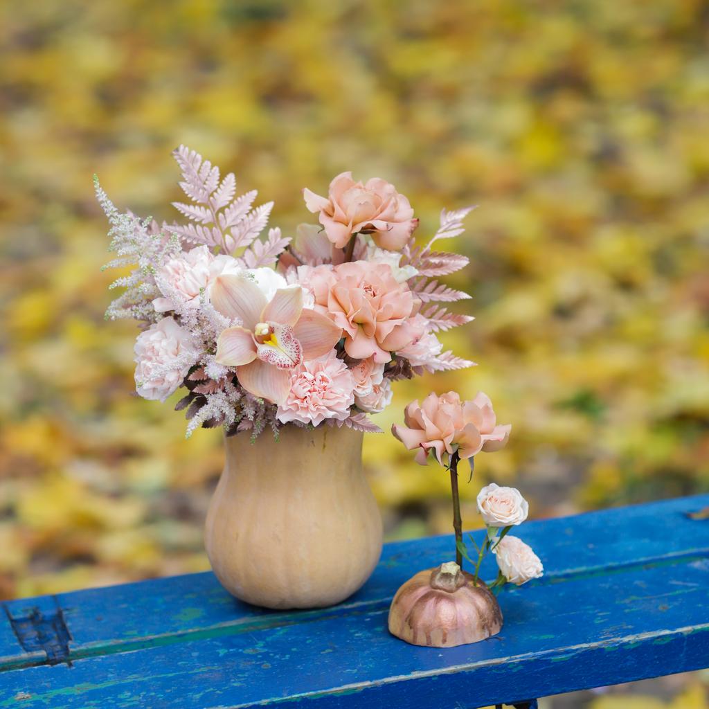 Цветочная тыква № 8