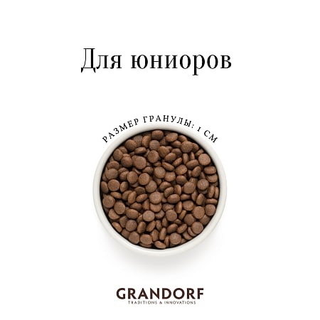 Сухой корм для юниоров всех пород, ягненок с рисом