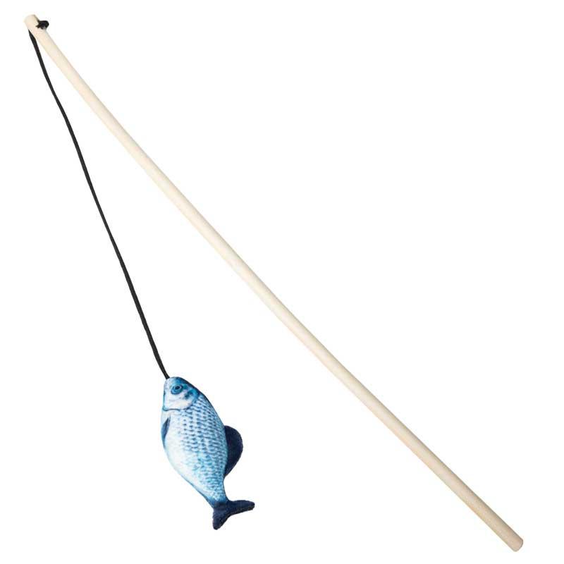 Игрушка-дразнилка для кошек "Карасик", 75/400мм