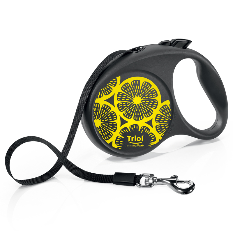 Поводок-рулетка для собак Flexi Joy Lemon 5 m, лента