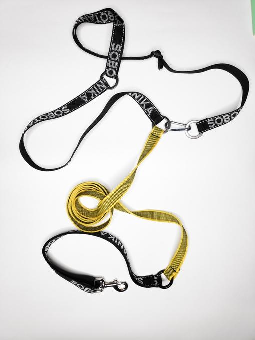 ярко-желтый поводок-перестёжка 3 м. Sobotanika