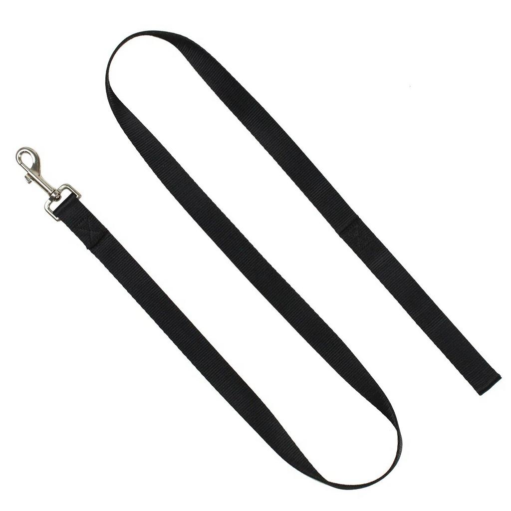 Поводок BOOMER нейлон 25мм черный (3-10 метров)