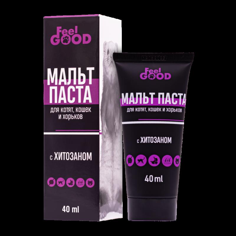 Мальт-паста FeelGOOD с хитозаном для котят, кошек и хорьков