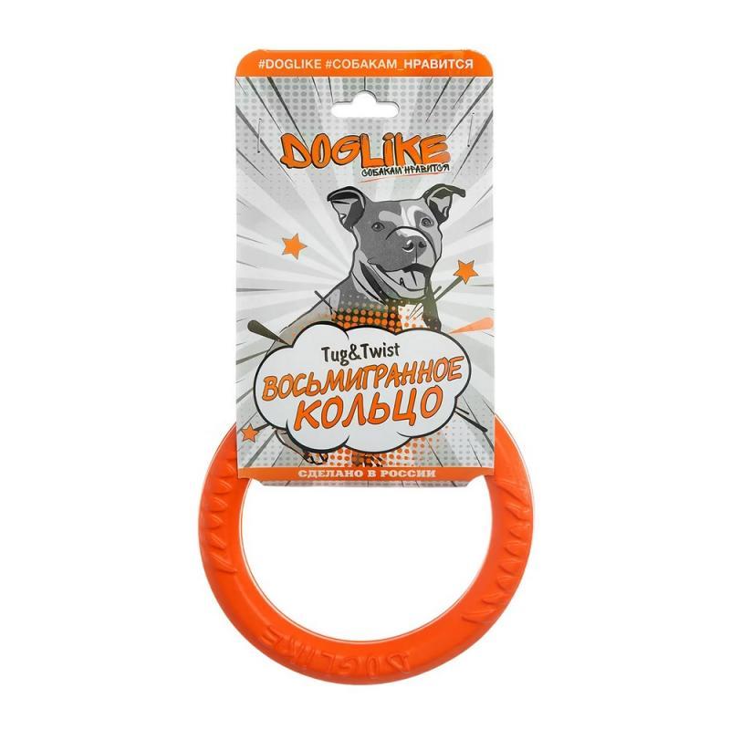 Doglike Снаряд Tug&Twist Кольцо восьмигранное , цвет оранжевый