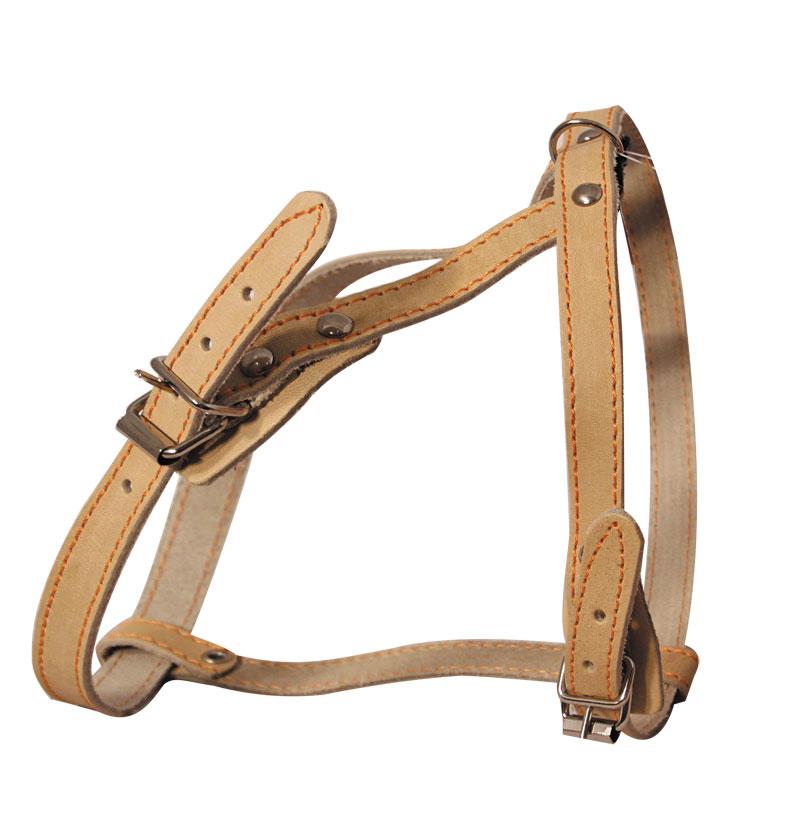 Gamma Шлейка кожаная бежевая