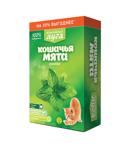 Кошачья мята Альпийские луга, сушеная, 15 г