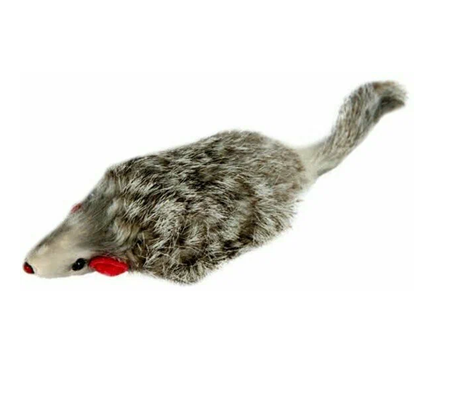 Triol Игрушка для кошек "Мышь серая", 1шт