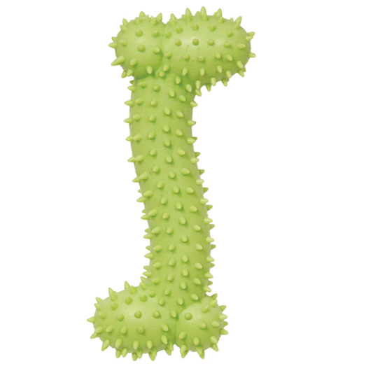 Triol Игрушка для собак из цельнолитой резины "Кость шипованная"