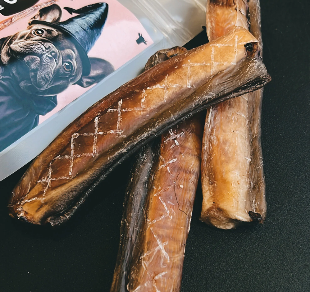 LubiSobak Лакомство для домашних животных, Бычий корень, Малые палочки (8-10 см), 50г