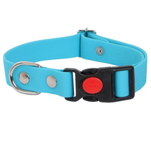 RichBreed Ошейник с фиксатором БИОТАН голубой