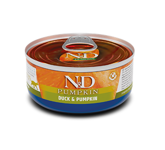 Farmina N&D Влажный корм для взрослых кошек Утка с тыквой, 70 г