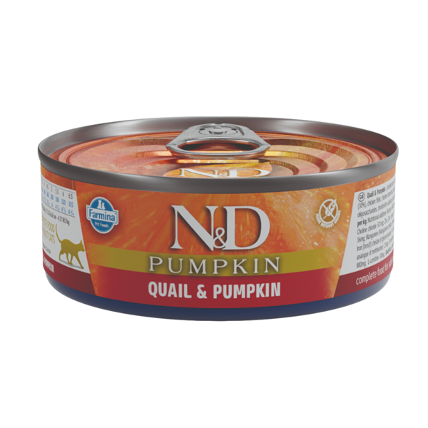 Farmina N&D Влажный корм для кошек Перепел и тыква, 70г
