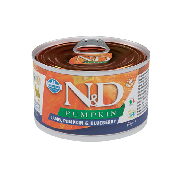 Farmina N&D Влажный корм для собак c Ягненок с Тыквой и черникой, 140г