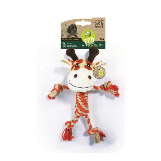 M-Pets Игрушка мягкая для собак Жираф Зия 33 см,