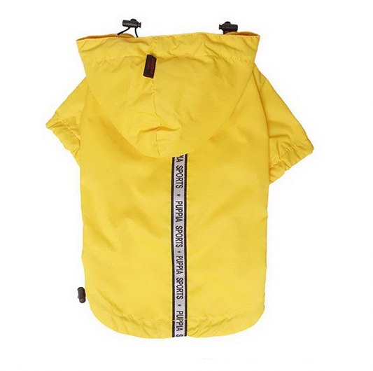 PUPPIA Плащ для собак со светоотражающими линиями "Base  jumper", жёлтый