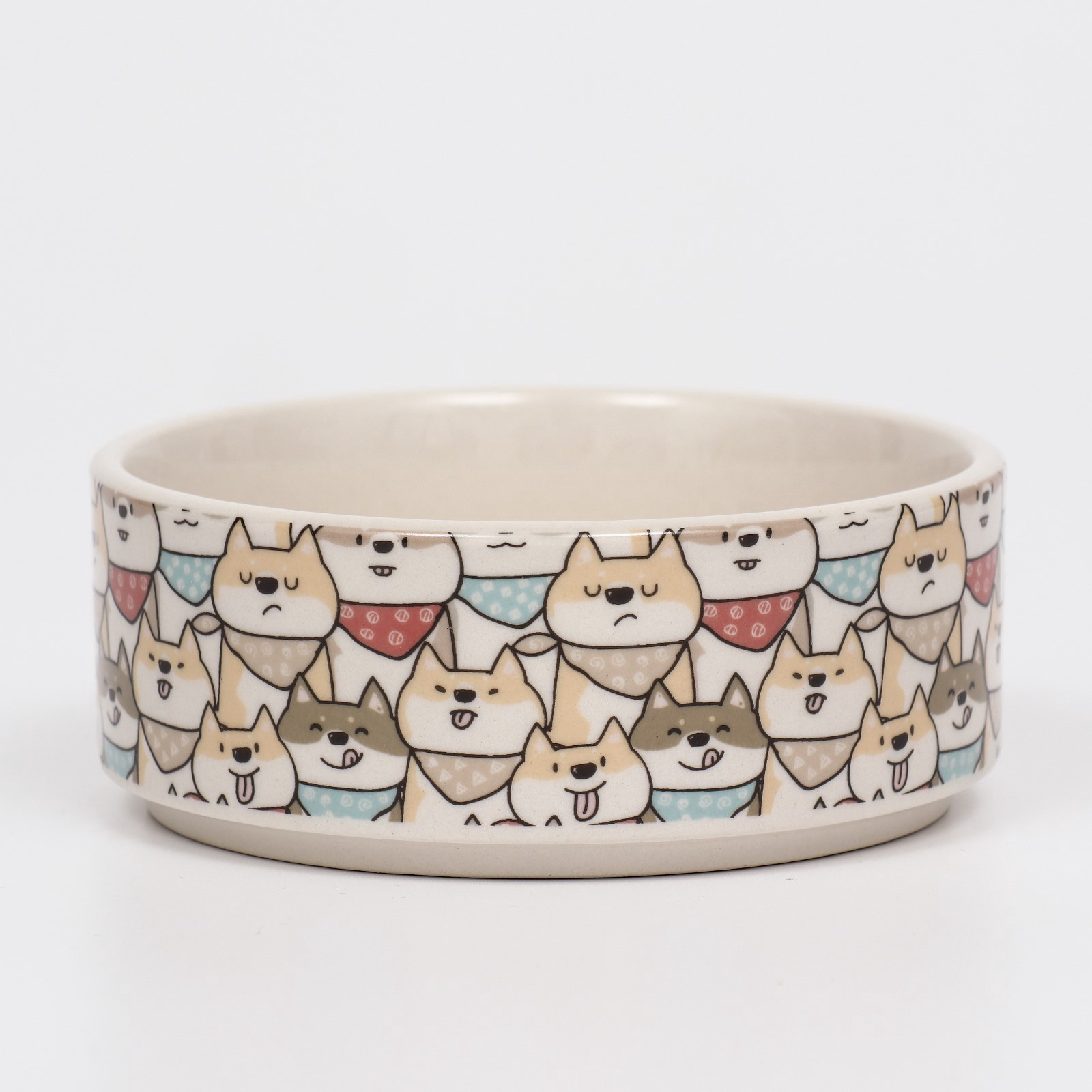 Миска керамическая "Хаски", 200 мл, 10,5*10,5*4 см