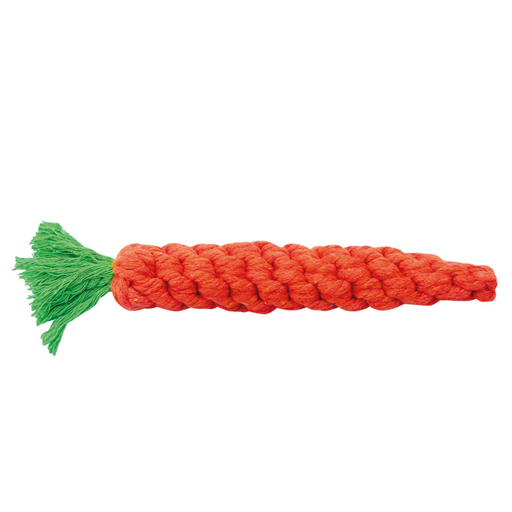 DUVO+ Игрушка для собак веревочная "Морковь", 20см (Бельгия)