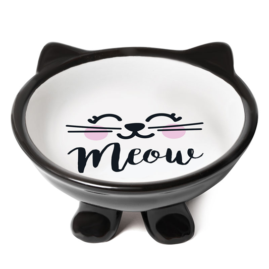 Triol Миска керамическая на ножке "Мордашка", 0,12л