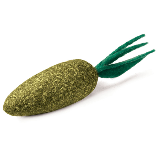 Triol Игрушка для кошек из прессованной кошачьей мяты "Морковка", 50/90мм