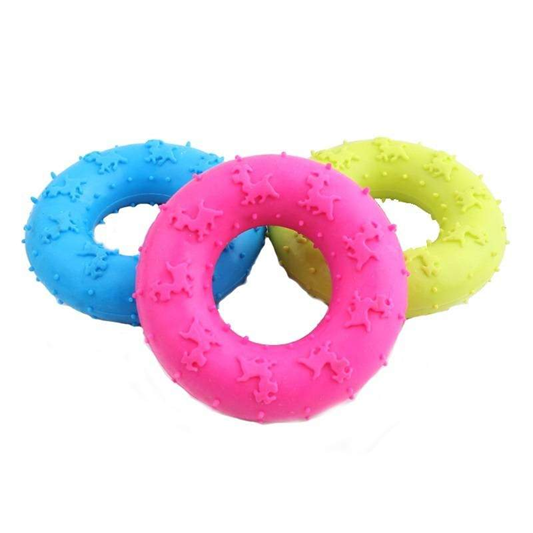 Игрушка резиновая Пончик , 7 см