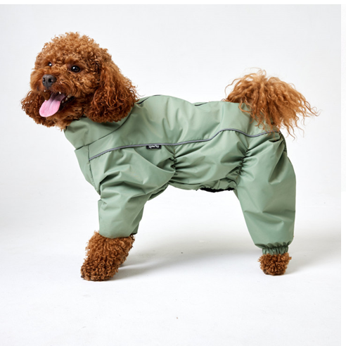 LionPets Дождевик для собак, оливковый, для мальчиков