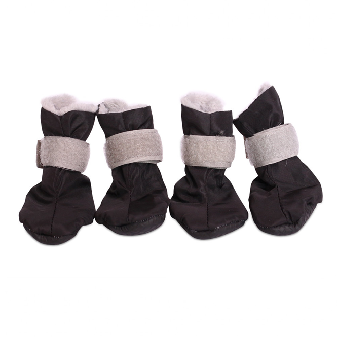 LionPets Зимние сапожки для собак (черные)