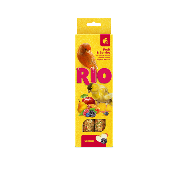 RIO Палочки для канареек с фруктами и ягодами, 2*40 г