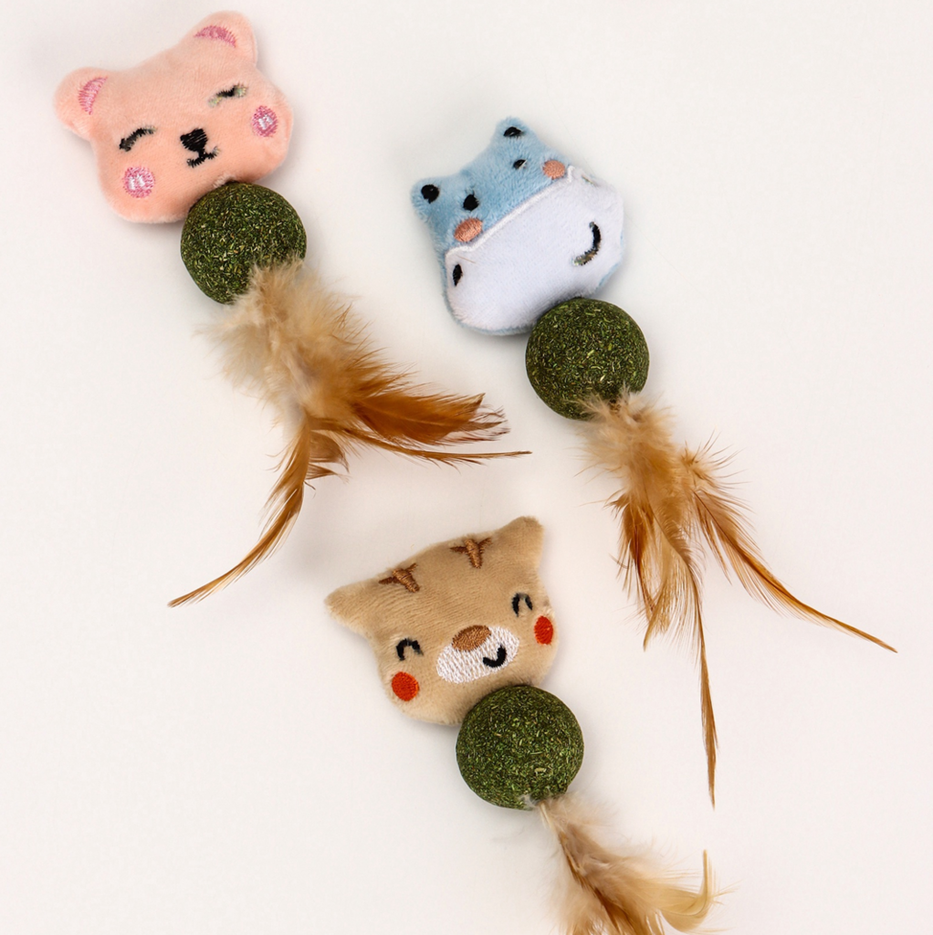 Игрушка с кошачьей мятой «Животные», 18 см