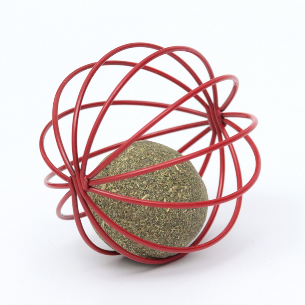 Шарик для кошек из прессованной кошачьей «Мята в шаре»