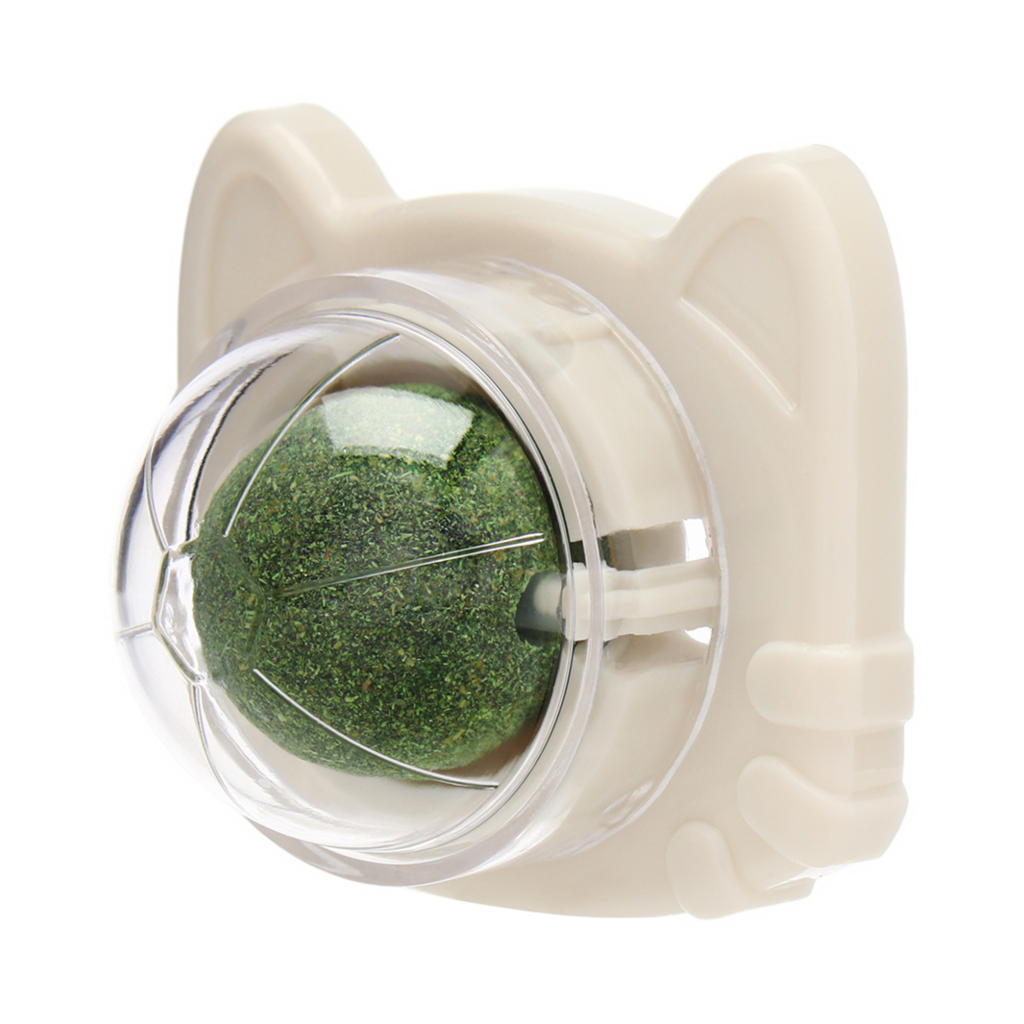 Игрушка для кошек с кошачьей мятой «Кот», 6.8 см, белая