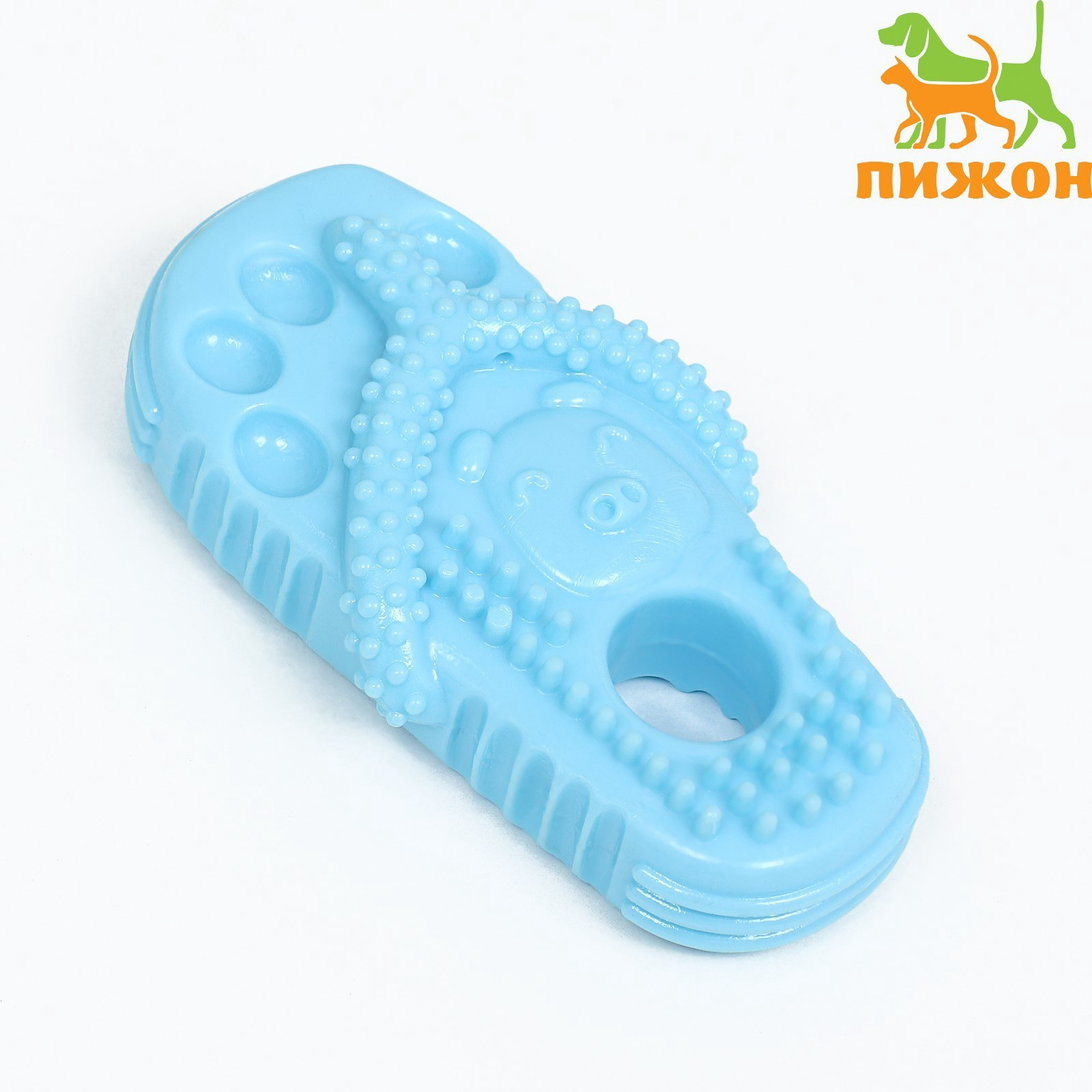 Игрушка для собак голубого цвета "Шлепка"