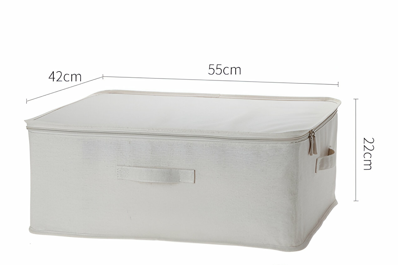 Кофр для хранения  42х55х22см лён