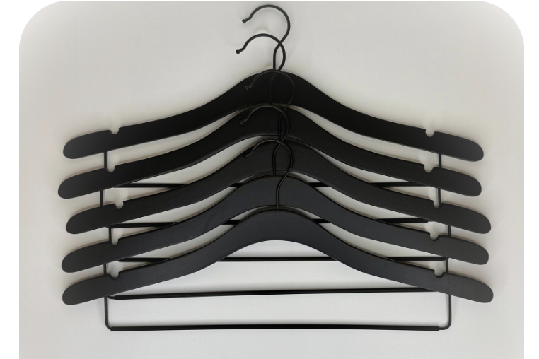 Плечики для одежды черные 5 штук