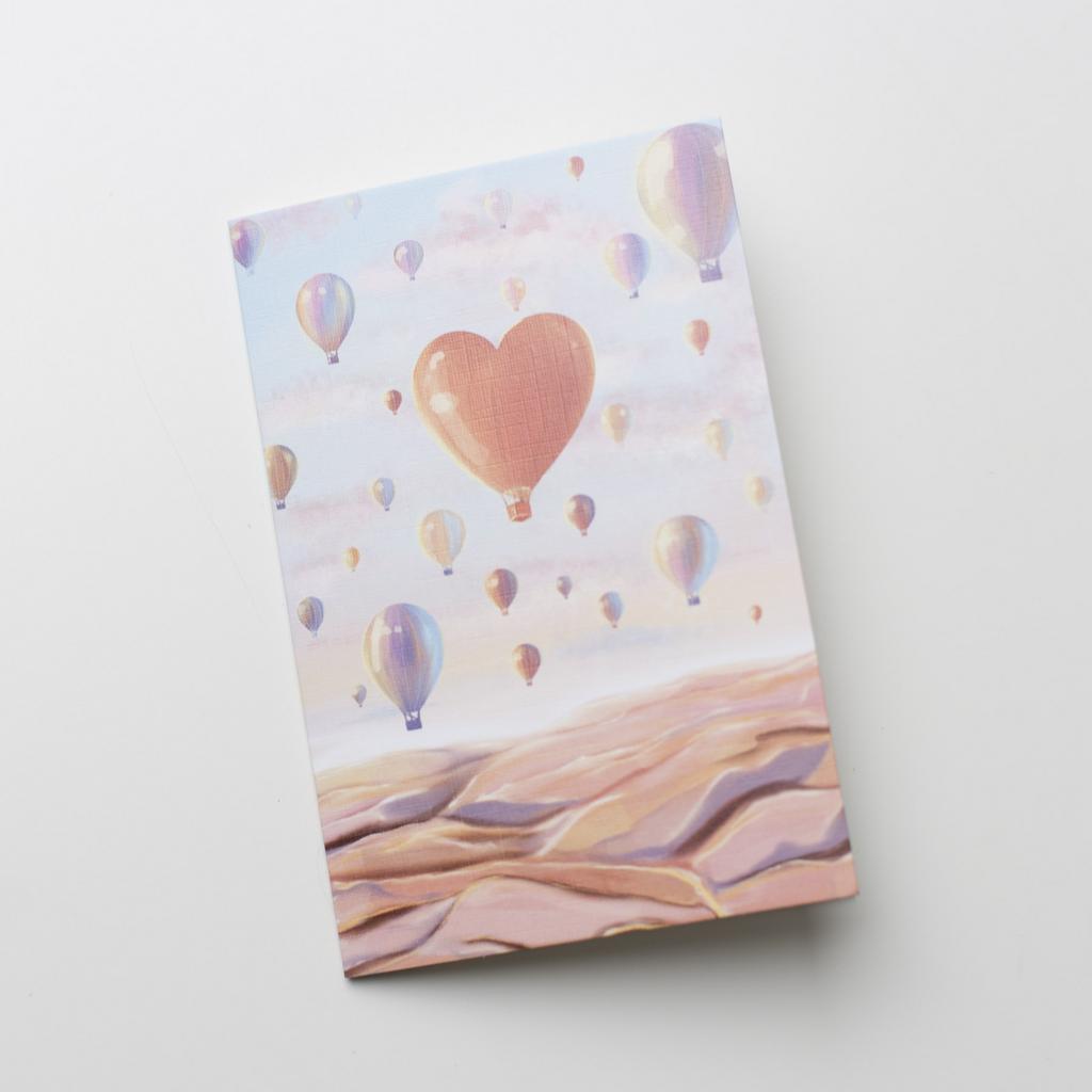 Открытка воздушные шары