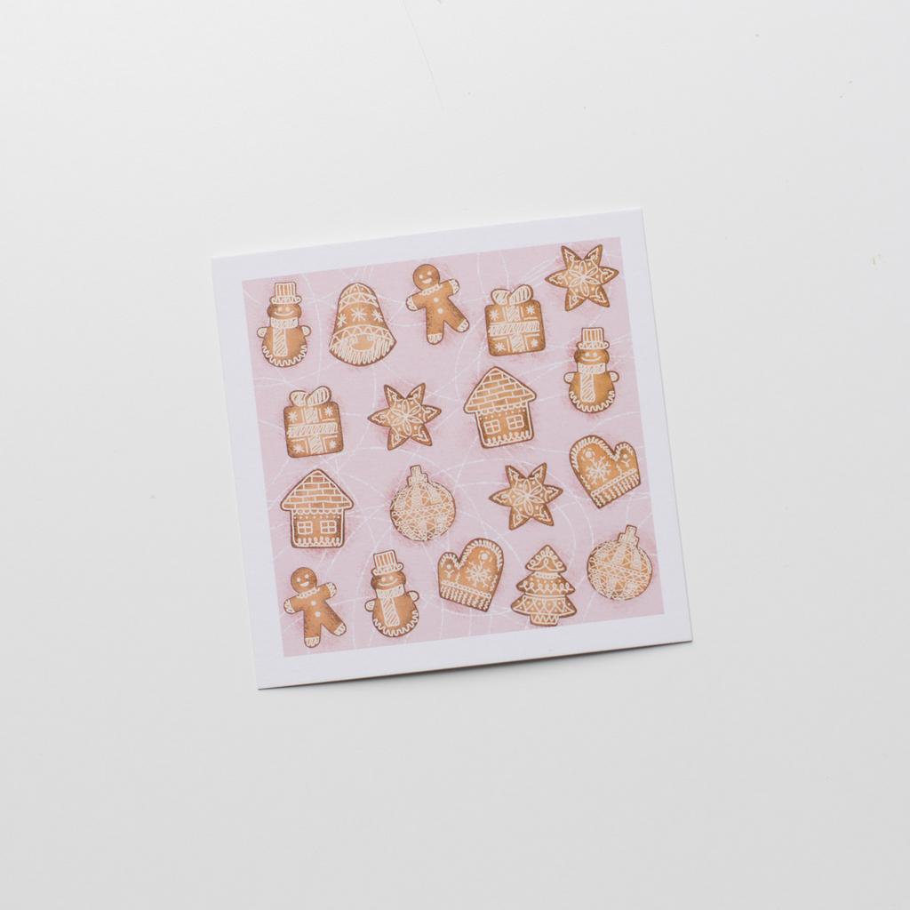 Карточка новый год (пряники)