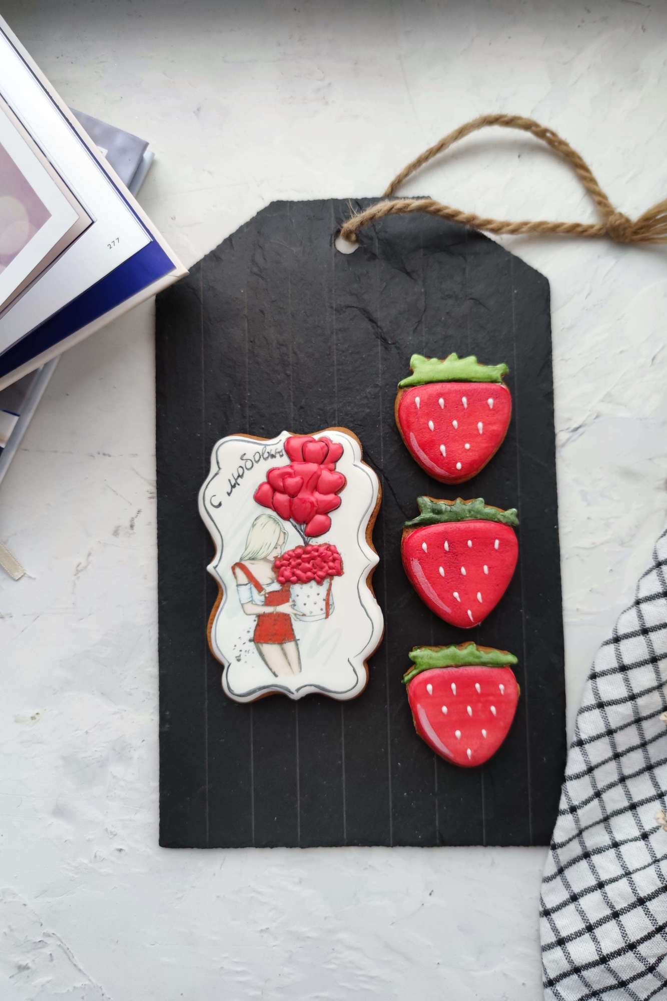 имбирное печенье на день святого валентина