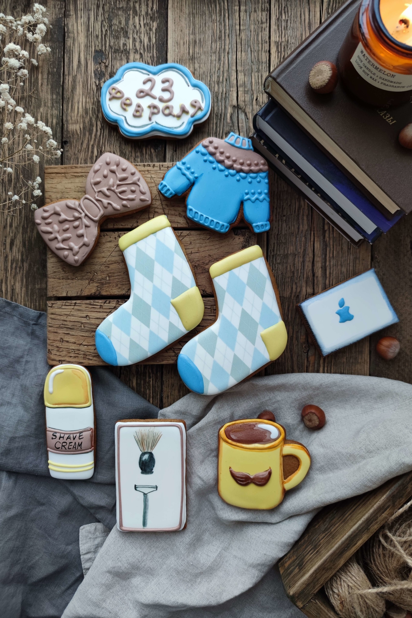 имбирные пряники на 23 февраля фото 1