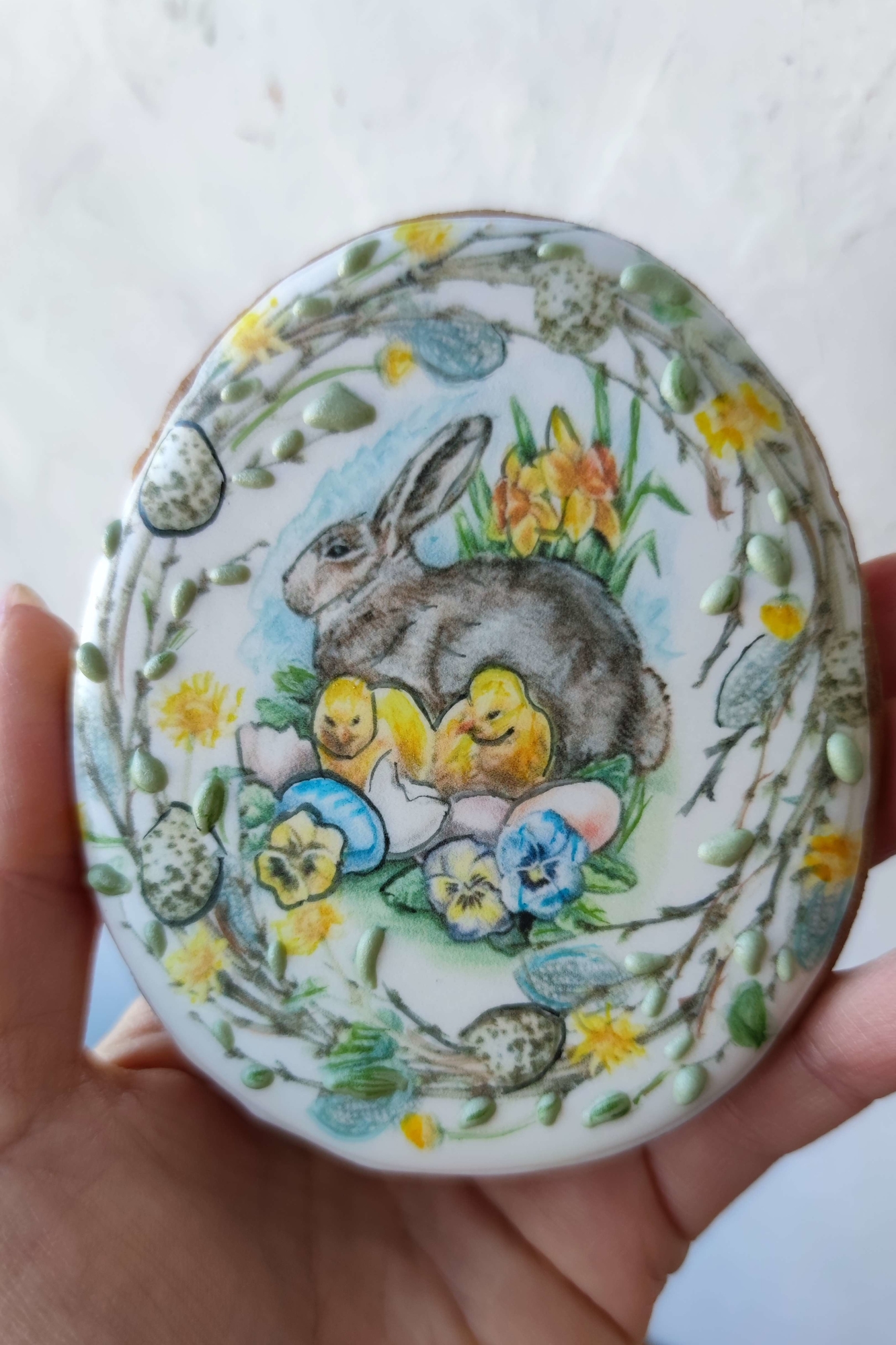 пасхальный имбирный пряник на заказ фото 1