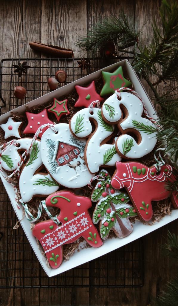 Большой Новогодний набор 25*25 см