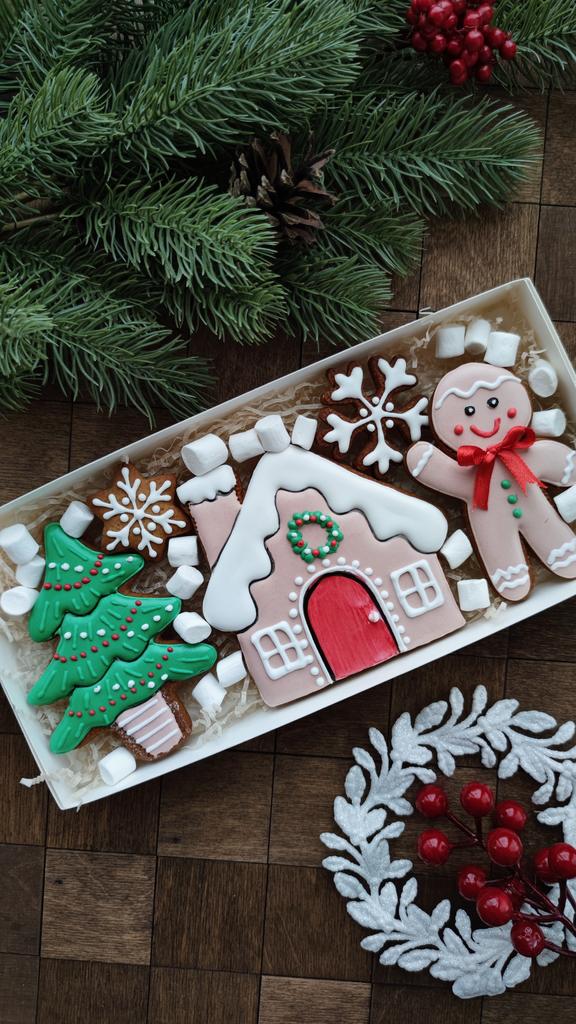 Набор "Зимний домик" - 25*12 см