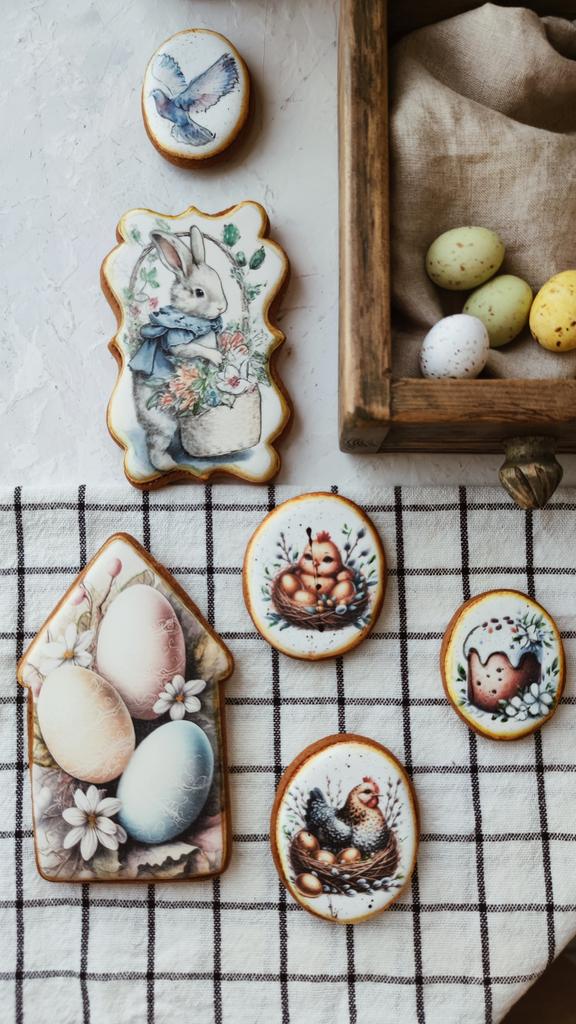 Пасхальный ретр набор - 16*16 см